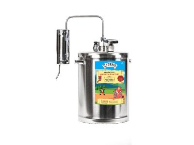 Дистиллятор Первач Эконом 12Т 12л (самогонный аппарат) УЗБИ - фото в Миди Лтд Изображение товара Дистиллятор Первач Эконом 12Т 12л (самогонный аппарат) УЗБИ в Миди Лтд
