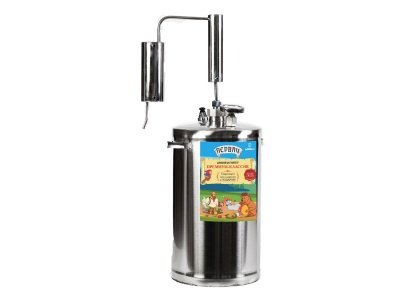 Дистиллятор Первач Премиум-Классик 20Т 20л (самогонный аппарат) УЗБИ - фото в Миди Лтд Изображение товара Дистиллятор Первач Премиум-Классик 20Т 20л (самогонный аппарат) УЗБИ в Миди Лтд