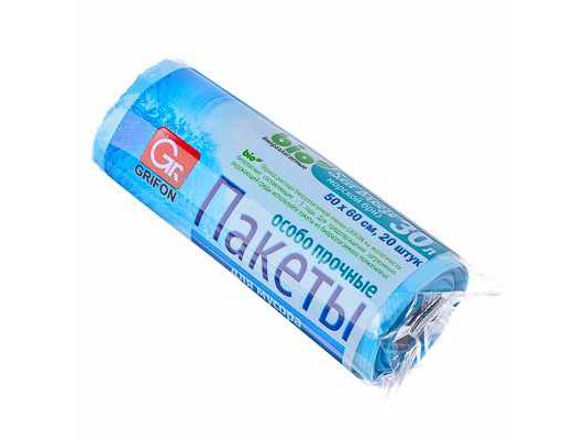 Мешки для мусора  30л, 20шт 50х60см      ХХ - фото в Миди Лтд Изображение товара Мешки для мусора  30л, 20шт 50х60см      ХХ в Миди Лтд