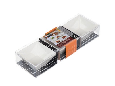 Изображение товара Салатник керамика квадратный 3шт 9*4,5см Daniks Квадрат (48шт/уп) в Миди Лтд