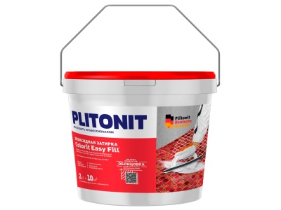 Изображение товара Затирка  PLITONIT Colorit Easy Fill трёхкомпонентная эпоксидная песочно-серый 2кг (96шт/пал) в Миди Лтд