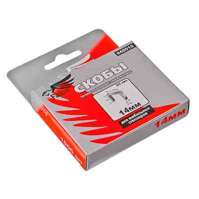 Изображение товара Скоба 14мм (11,3*0,7мм) д/мебел.степлера тип53           ХХ в Миди Лтд