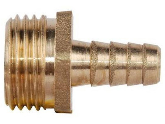 Изображение товара Переходник под резиновый шланг 1/2ш-16мм (латунь) (10шт/уп) в Миди Лтд