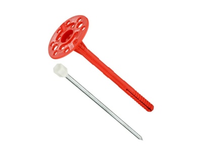 Изображение товара Дюбель для теплоизоляции 10х160 гвоздь с термоголовой (500шт/уп) IZL-T в Миди Лтд