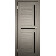 Изображение товара Полотно дверное ПО стекло белое экошпон Лига4 дуб дымчатый 700 в Миди Лтд