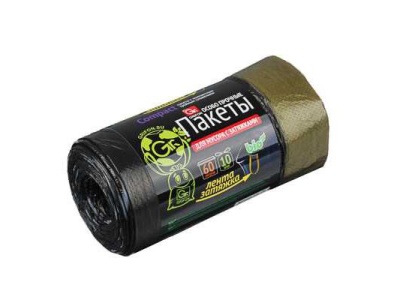 Мешки для мусора 60л 10шт особо прочные 20 микрон БИО с завязками GRIFON (36шт/кор) - фото в Миди Лтд Изображение товара Мешки для мусора 60л 10шт особо прочные 20 микрон БИО с завязками GRIFON (36шт/кор) в Миди Лтд