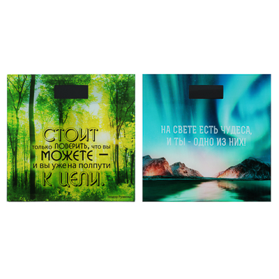 Изображение товара Весы напольные электронные Мотивация ЖК-дисплей 28*28*0,5см максимальная нагрузка 180кг (10шт/кор) в Миди Лтд