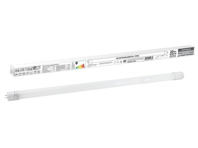 Изображение товара Лампа светодиодная Народная НЛ-Т8 20Вт 230В 4000 К-G13 1200мм матовое стекло TDM в Миди Лтд