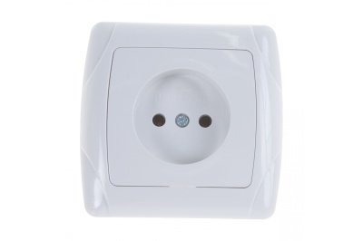 Изображение товара Розетка б/з бел Маргарита СП (керамика) 16А 220В (5/10/200) 0031093 в Миди Лтд