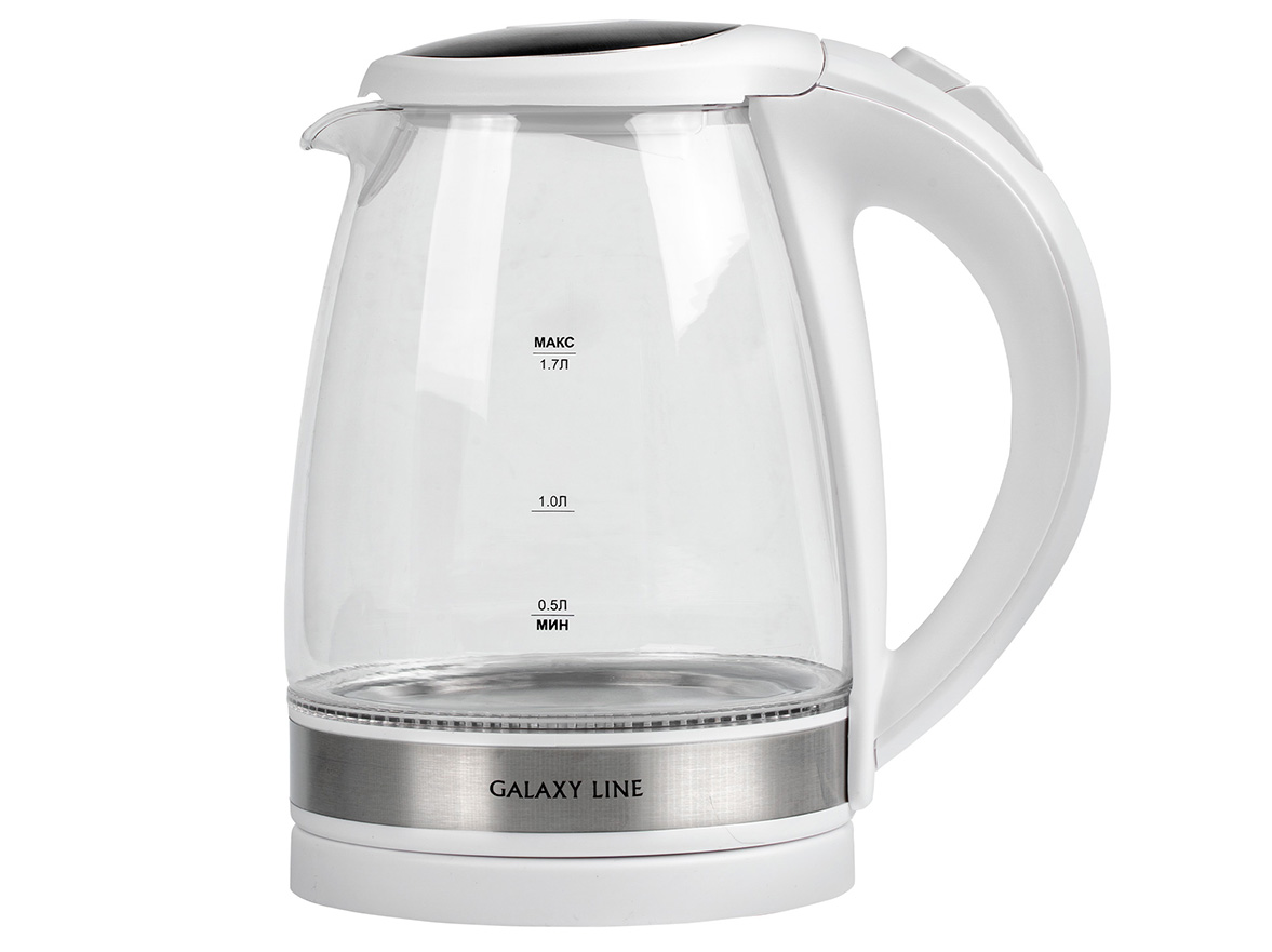 Изображение товара Чайник электрический GALAXY LINE GL 0560 2200Вт 1,7л Белый в Миди Лтд