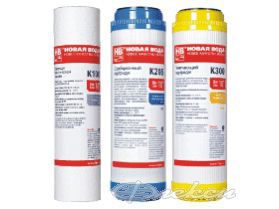 Комплект из трех картриджей к фильтру (Е300) 10" (К603) - фото в Миди Лтд Изображение товара Комплект из трех картриджей к фильтру (Е300) 10" (К603) в Миди Лтд