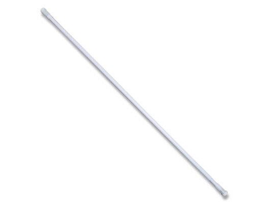 Карниз для ванной 2,6м белый алюминий VETTA - фото в Миди Лтд Изображение товара Карниз для ванной 2,6м белый алюминий VETTA в Миди Лтд