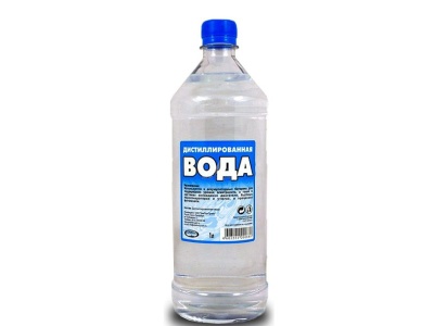 Вода дистиллированная 1л (8шт/уп) - фото в Миди Лтд Изображение товара Вода дистиллированная 1л (8шт/уп) в Миди Лтд