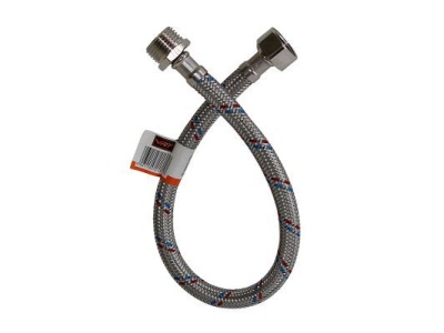 Подводка для воды 1/2  г/ш  50см (10шт/уп) CWFHM050 - фото в Миди Лтд Изображение товара Подводка для воды 1/2  г/ш  50см (10шт/уп) CWFHM050 в Миди Лтд