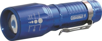 Фонарь ручной  96х32х26мм "Сибирский Следопыт" ВЕГА, 1 LED, 3*ААА, Zoom, алюминиевый корпус - фото в Миди Лтд Изображение товара Фонарь ручной  96х32х26мм "Сибирский Следопыт" ВЕГА, 1 LED, 3*ААА, Zoom, алюминиевый корпус в Миди Лтд