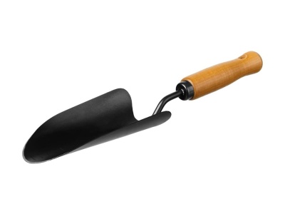 Изображение товара Совок посадочный с деревяной ручкой GRINDA 180*90*375мм в Миди Лтд