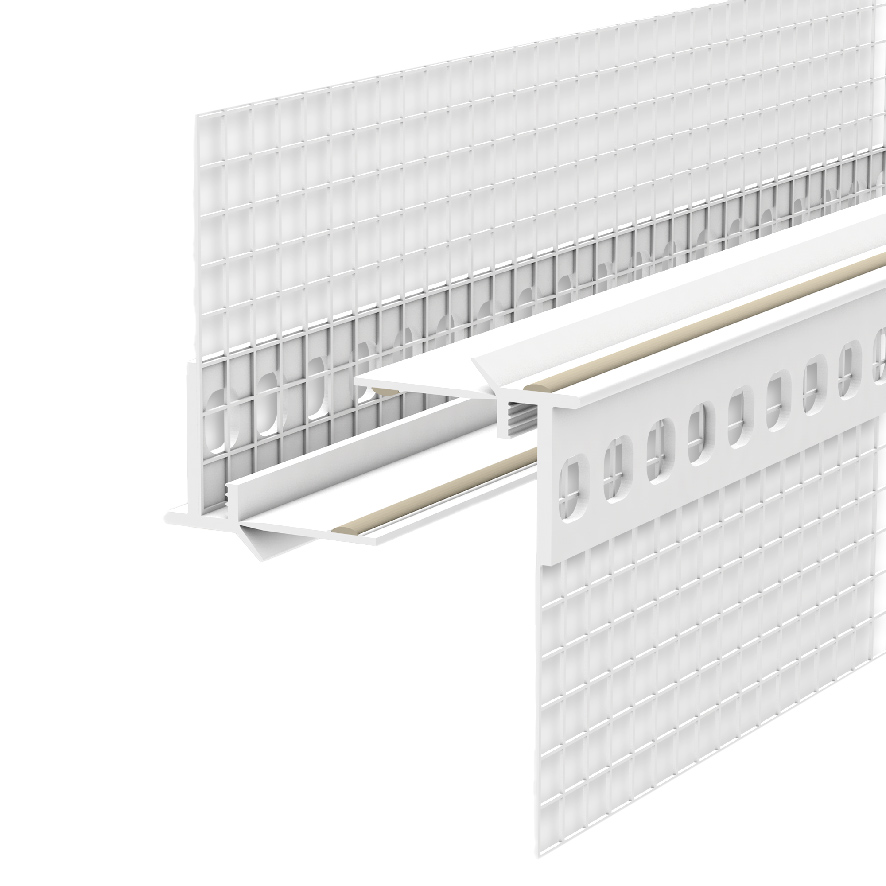 Профиль Евро с сеткой 6мм 2,5м Белый (25шт/уп) - фото в Миди Лтд Изображение товара Профиль Евро с сеткой 6мм 2,5м Белый (25шт/уп) в Миди Лтд