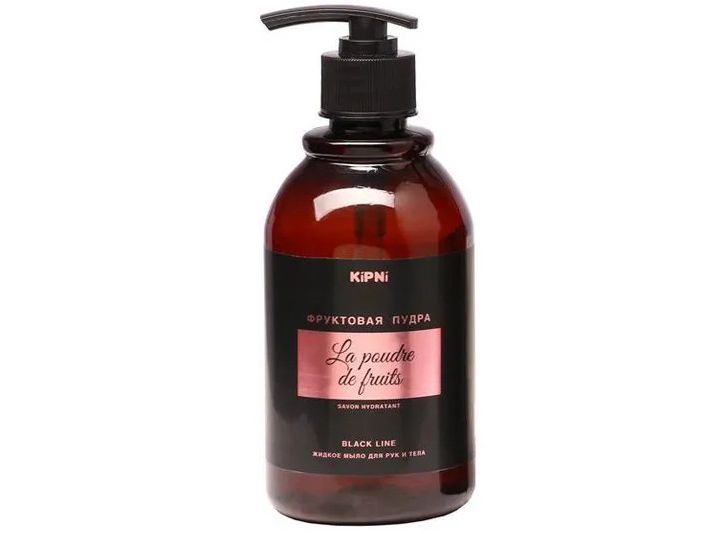 Изображение товара Мыло жидкое Фруктовая пудра дизайнерское для лица и тела 0,38л с дозатором (25шт/уп) в Миди Лтд