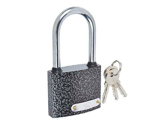 Замок навесной 75мм Ермак  с длинной дужкой   ХХ - фото в Миди Лтд Изображение товара Замок навесной 75мм Ермак  с длинной дужкой   ХХ в Миди Лтд