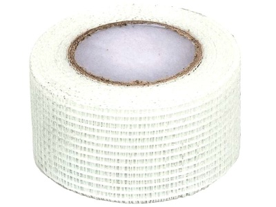 Изображение товара Клейкая лента 45мм*90м стеклотканевая самоклеющаяся (серпянка) в Миди Лтд
