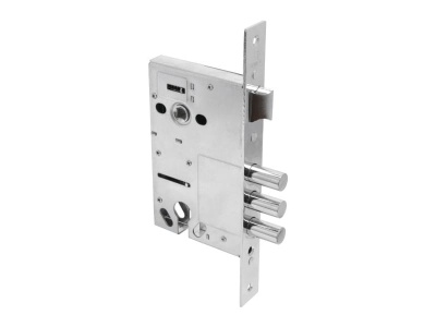 Изображение товара Замок врезной 3В 4-3(14).60.85.08 хром, без цил.механизма Булат в Миди Лтд