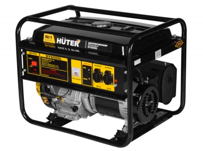 Генератор бензиновый Huter DY6500L 5000Вт - фото в Миди Лтд Изображение товара Генератор бензиновый Huter DY6500L 5000Вт в Миди Лтд