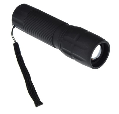 Фонарь с фокусировкой LED 0,75Вт 3xAAA 11,5*3см ЧИНГИСХАН резинопластик  - фото в Миди Лтд Изображение товара Фонарь с фокусировкой LED 0,75Вт 3xAAA 11,5*3см ЧИНГИСХАН резинопластик  в Миди Лтд