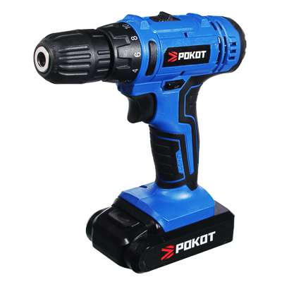 Дрель-Шуруповерт аккумуляторная РОКОТ ДША-18В, 0-450-1550 об/мин, 1,3Ач Li-Lon, 30н*м, - фото в Миди Лтд Изображение товара Дрель-Шуруповерт аккумуляторная РОКОТ ДША-18В, 0-450-1550 об/мин, 1,3Ач Li-Lon, 30н*м, в Миди Лтд