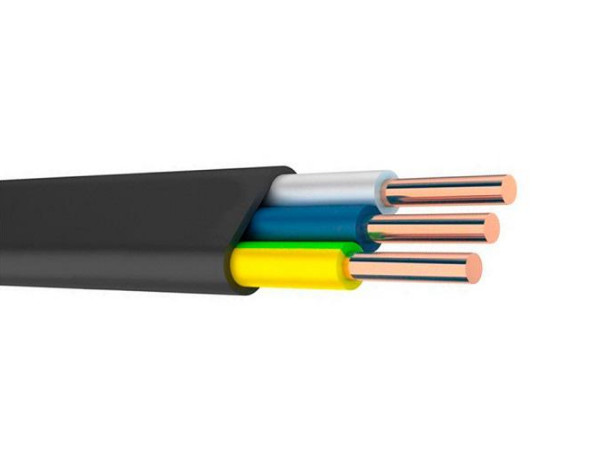 Кабель ВВГ-Пнг(А)-LS 3*4 черный Велескаб - фото в Миди Лтд Изображение товара Кабель ВВГ-Пнг(А)-LS 3*4 черный Велескаб в Миди Лтд