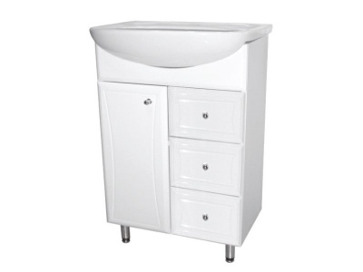 Тумба для ванной "Неаполь" 55 с умывальником "Эрика 55" - фото в Миди Лтд Изображение товара Тумба для ванной "Неаполь" 55 с умывальником "Эрика 55" в Миди Лтд