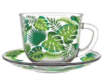 Чайный набор Тропики 2пр 200мл (6шт/уп) Х - фото в Миди Лтд Изображение товара Чайный набор Тропики 2пр 200мл (6шт/уп) Х в Миди Лтд
