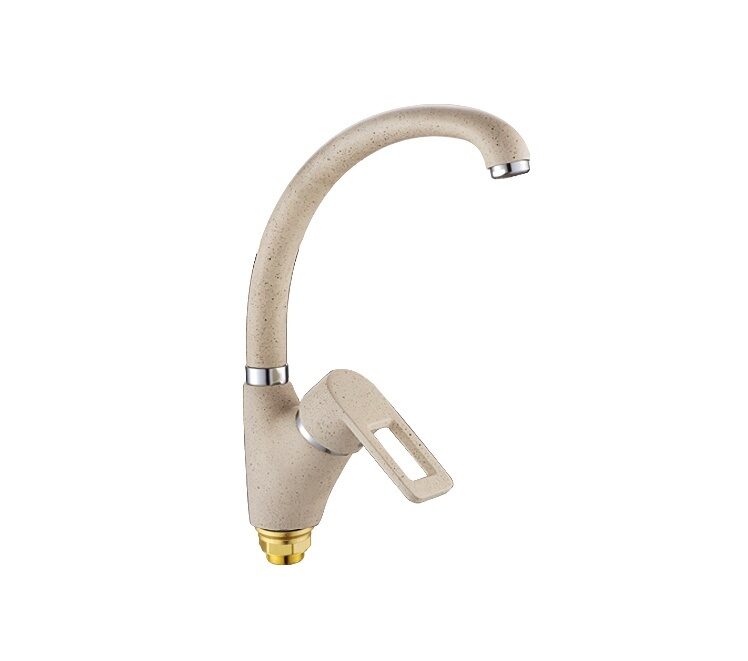 Изображение товара Смеситель для кухни высокий излив 40мм гайка песочный ХХХ в Миди Лтд