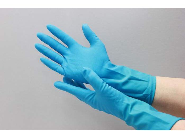 Изображение товара Перчатки медицинские латексные неопудренные размер L (25шт/уп) в Миди Лтд