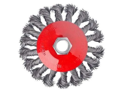 Изображение товара Щетка металл. ЕРМАК для УШМ 125мм/М14 крученая тарелка (60шт/кор) в Миди Лтд