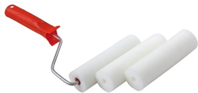 Валик поролоновый с 2-мя шубками 140мм - фото в Миди Лтд Изображение товара Валик поролоновый с 2-мя шубками 140мм в Миди Лтд