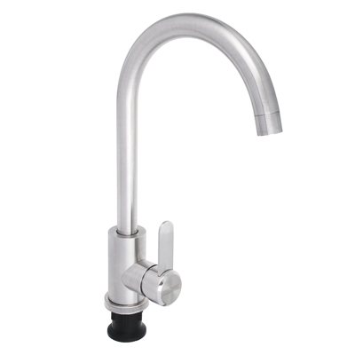 Изображение товара Смеситель для кухни СоюзКран поворотный излив 35мм нерж. сталь керам.  в Миди Лтд