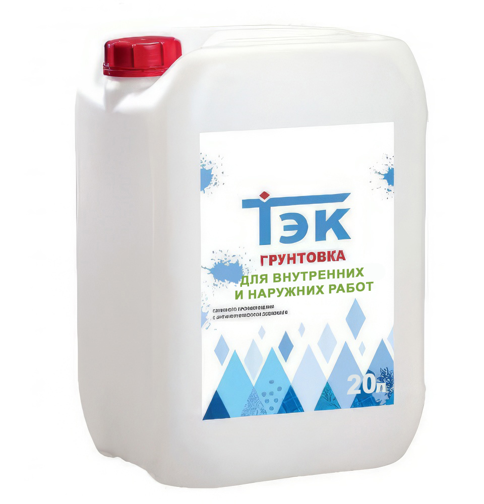Грунт акриловый ТЭК ОПТИМА универсальный 20л (24шт/пал) - фото в Миди Лтд Изображение товара Грунт акриловый ТЭК ОПТИМА универсальный 20л (24шт/пал) в Миди Лтд