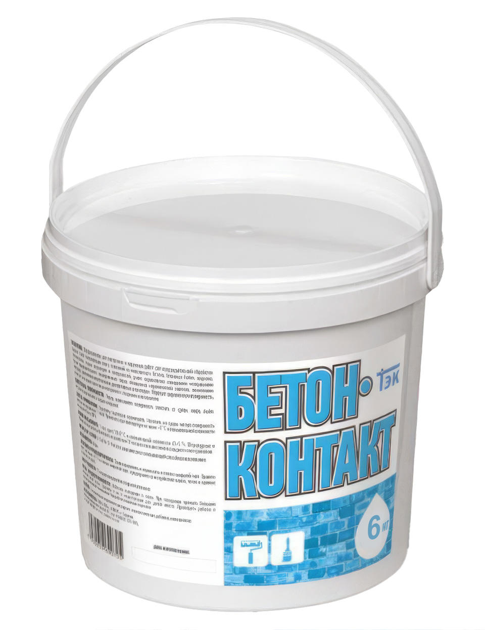 Грунт Бетон-контакт ТЭК 6кг (54шт/пал) - фото в Миди Лтд Изображение товара Грунт Бетон-контакт ТЭК 6кг (54шт/пал) в Миди Лтд