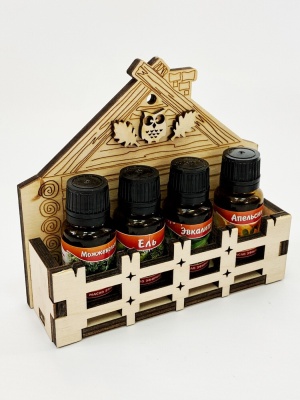 Набор масел №2 Сова в бане (4шт по 15мл) - фото в Миди Лтд Изображение товара Набор масел №2 Сова в бане (4шт по 15мл) в Миди Лтд