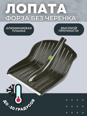 Лопата снеговая ФОРЗА 370*240мм  D-40 (9шт/уп) - фото в Миди Лтд Изображение товара Лопата снеговая ФОРЗА 370*240мм  D-40 (9шт/уп) в Миди Лтд