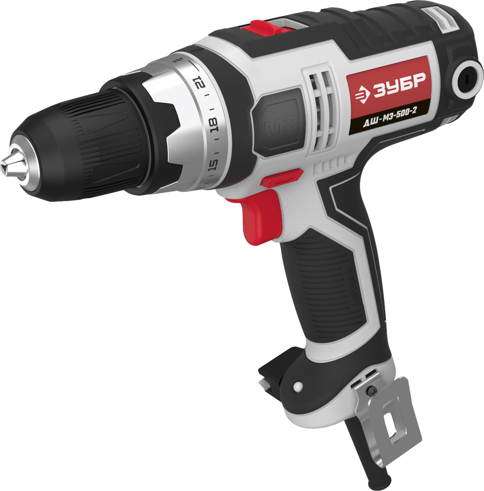 Дрель-шуруповерт сетевая ЗУБР 500Вт 0-450/0-1800 об/мин - фото в Миди Лтд Изображение товара Дрель-шуруповерт сетевая ЗУБР 500Вт 0-450/0-1800 об/мин в Миди Лтд