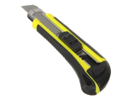 Нож 18мм универсальный HEADMAN с выдвижными сменными лезвиями (144шт/кор) - фото в Миди Лтд Изображение товара Нож 18мм универсальный HEADMAN с выдвижными сменными лезвиями (144шт/кор) в Миди Лтд