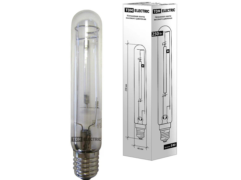 Изображение товара Лампа натриевая высокого давления ДНаТ 250ВТ Е40 TDM в Миди Лтд