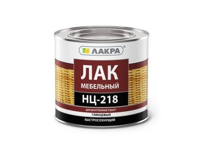 Изображение товара Лак НЦ-218 глянцевый Лакра 1,7кг  (6шт/уп, 300шт/пал) в Миди Лтд