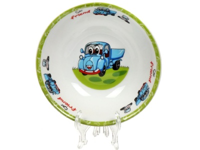 Изображение товара Салатник детский керамика 350мл Daniks Синий грузовик (12шт/уп) Х в Миди Лтд