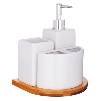 Изображение товара Набор для ванной "Бамбуковый рай" 4 предета керамика VETTA    ХХ в Миди Лтд