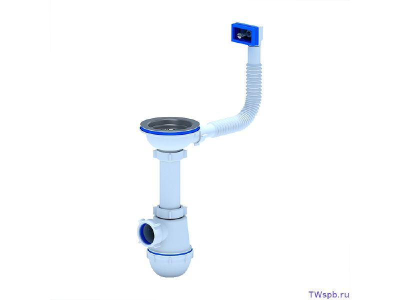 Сифон Ани Грот 3 1/2"*40 с гибким переливом мойки (5шт/уп) - фото в Миди Лтд Изображение товара Сифон Ани Грот 3 1/2"*40 с гибким переливом мойки (5шт/уп) в Миди Лтд