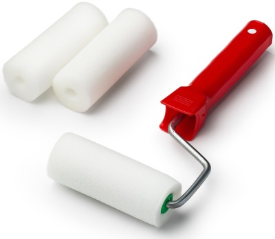 Валик поролоновый +2 шубки 140мм - фото в Миди Лтд Изображение товара Валик поролоновый +2 шубки 140мм в Миди Лтд