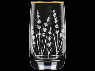 Изображение товара Стакан Лаванда 330мл 6шт (4шт/уп) Х в Миди Лтд