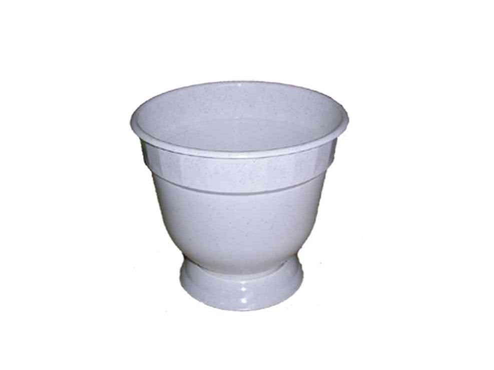 Кашпо с поддоном 6,0л белое (25шт/уп) - фото в Миди Лтд Изображение товара Кашпо с поддоном 6,0л белое (25шт/уп) в Миди Лтд